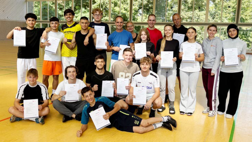 Teilnehmende und Referent*innen der Sport-Assistenten-Ausbildung, Foto: Sport in Baden-Württemberg 2025/09